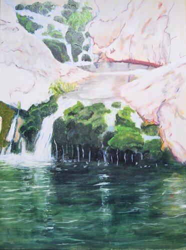 Wadi 1 by Annie Darmon Tetart, Painting for Sale on Singulart