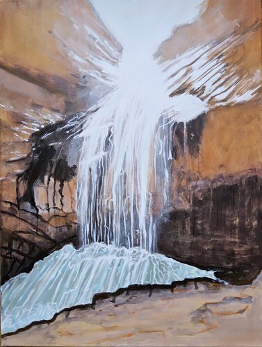Wadi 7 by Annie Darmon Tetart, Painting for Sale on Singulart