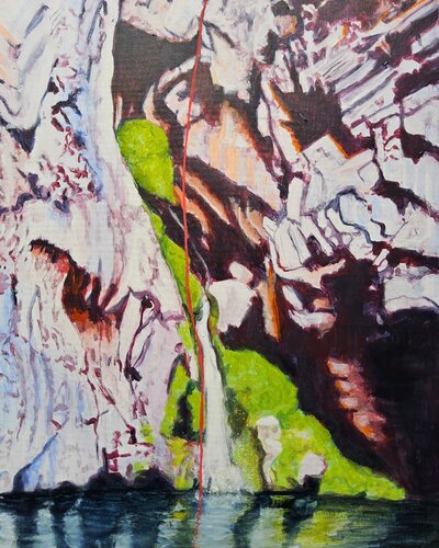 Wadi 4 by Annie Darmon Tetart, Painting for Sale on Singulart