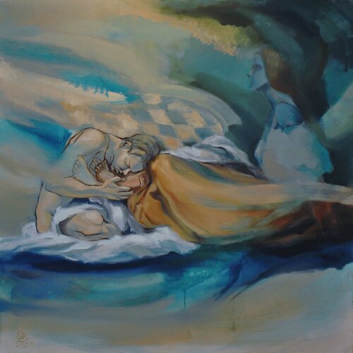 Dialogue without words by Daiva Dašenkovienė, Painting for Sale on Singulart