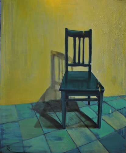 Chair based on the play "Children of the Bitch" by Daiva Dašenkovienė, Painting for Sale on Singulart