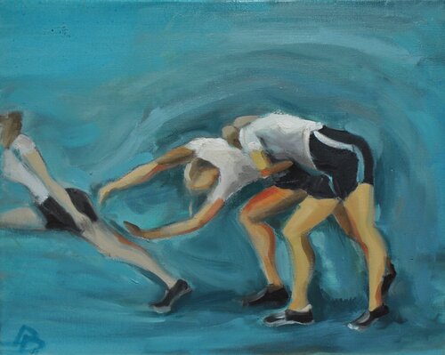"Unity gathering II" par Daiva Dašenkovienė, Peinture en vente sur Singulart