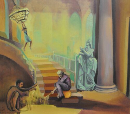 "Fragment of loneliness" par Daiva Dašenkovienė, Peinture en vente sur Singulart