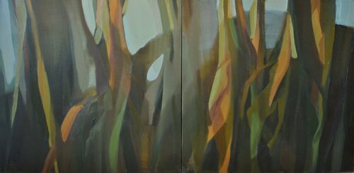 "Seaweed dance" par Daiva Dašenkovienė, Peinture en vente sur Singulart