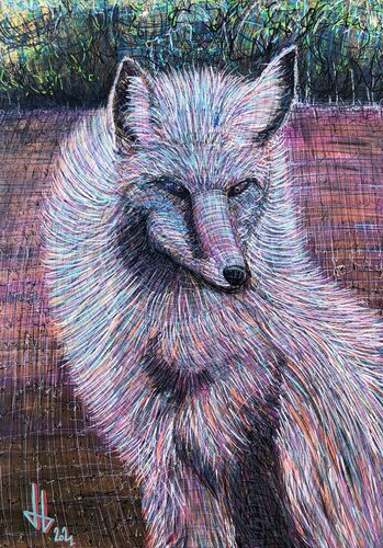 FOXY van JULIEN GILLES, Schilderij te koop op Singulart