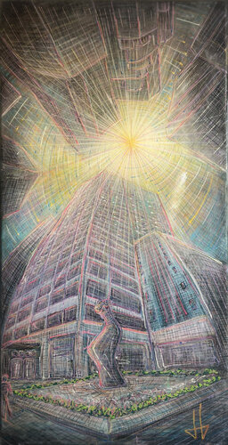 Inner Ascent von JULIEN GILLES, Malerei kaufen auf Singulart