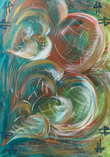 Wind Sway von JULIEN GILLES, Malerei kaufen auf Singulart