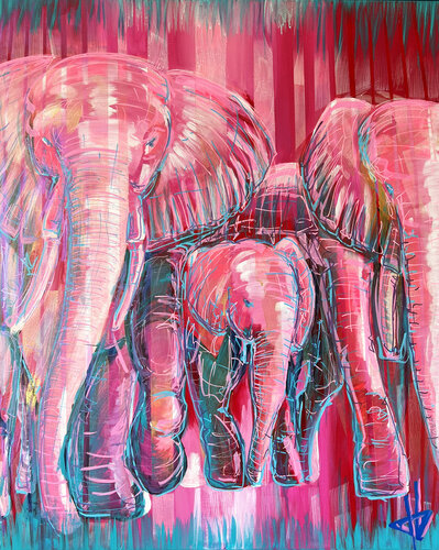 Together, Still Wild by JULIEN GILLES, Painting for Sale on Singulart