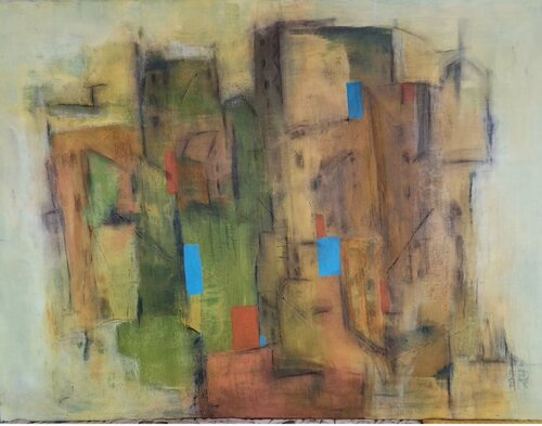 "CITY  SYMPHONY" by Irena Grazuliene, 絵画 for Sale on Singulart