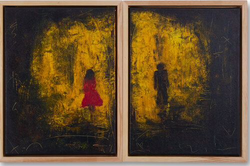 "THE  PARTING"/ Dyptich by Irena Grazuliene, Painting for Sale on Singulart