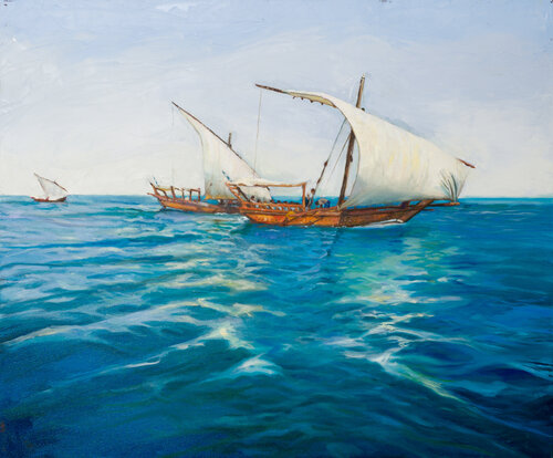 INDULGED IN THEIR -10 di Faisal Al-Abdulla, Pittura in vendita su Singulart