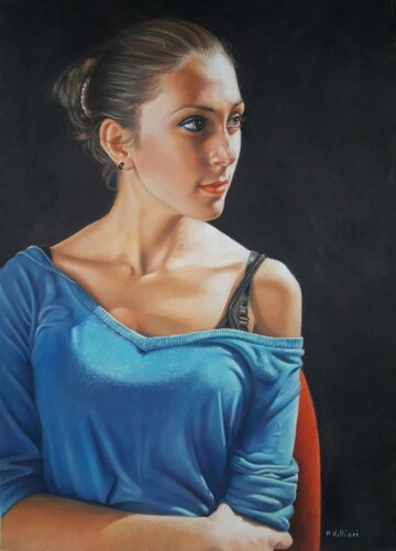 Young Woman von Maria Villioti, Zeichnungen kaufen auf Singulart