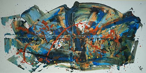 Flux State di Adolfo Vázquez Burgos, Pittura in vendita su Singulart