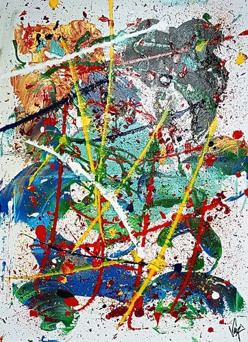 Crowned chaos von Adolfo Vázquez Burgos, Malerei kaufen auf Singulart