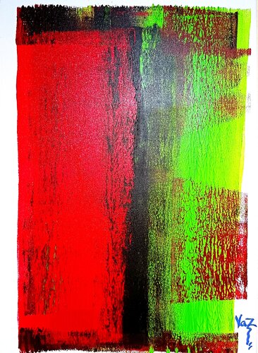 Vertical pulse 2 by Adolfo Vázquez Burgos, 油畫 for Sale on Singulart