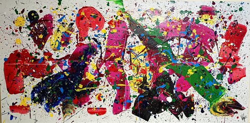 Sinfonía de colores by Adolfo Vázquez Burgos, 油畫 for Sale on Singulart