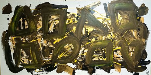 Abstract power by Adolfo Vázquez Burgos, 油畫 for Sale on Singulart