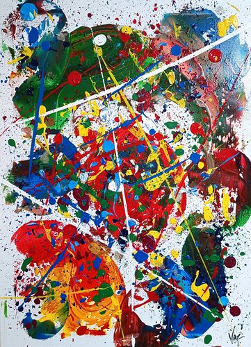 Color energy by Adolfo Vázquez Burgos, 油畫 for Sale on Singulart