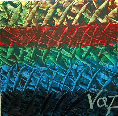 Shintethyc jungle van Adolfo Vázquez Burgos, Schilderij te koop op Singulart