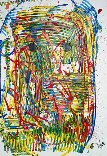 Free Expresión by Adolfo Vázquez Burgos, 絵画 for Sale on Singulart