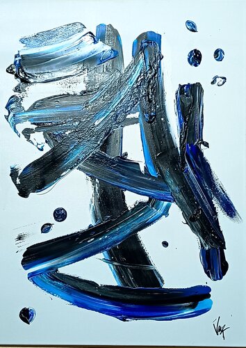 Aqua Flow by Adolfo Vázquez Burgos, 絵画 for Sale on Singulart
