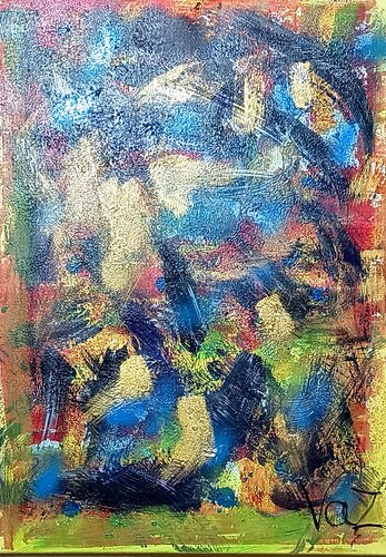 Pigment Riot de Adolfo Vázquez Burgos, Pintura a la venta en Singulart
