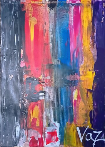 Residual energy von Adolfo Vázquez Burgos, Malerei kaufen auf Singulart