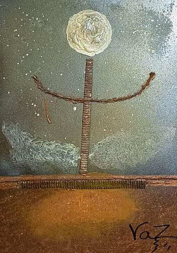 Under the Still Moon par Adolfo Vázquez Burgos, Peinture en vente sur Singulart