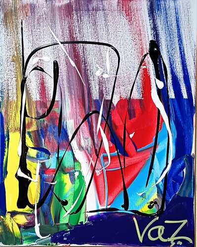 Wild Geometry von Adolfo Vázquez Burgos, Malerei kaufen auf Singulart