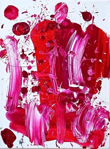 “Latido Carmesí” van Adolfo Vázquez Burgos, Schilderij te koop op Singulart