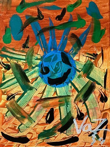 Rebelión Azul von Adolfo Vázquez Burgos, Malerei kaufen auf Singulart