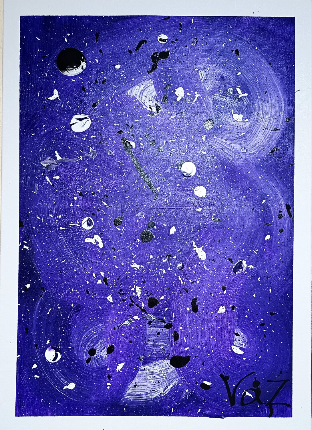 Violet space motion Adolfo Vázquez Burgos