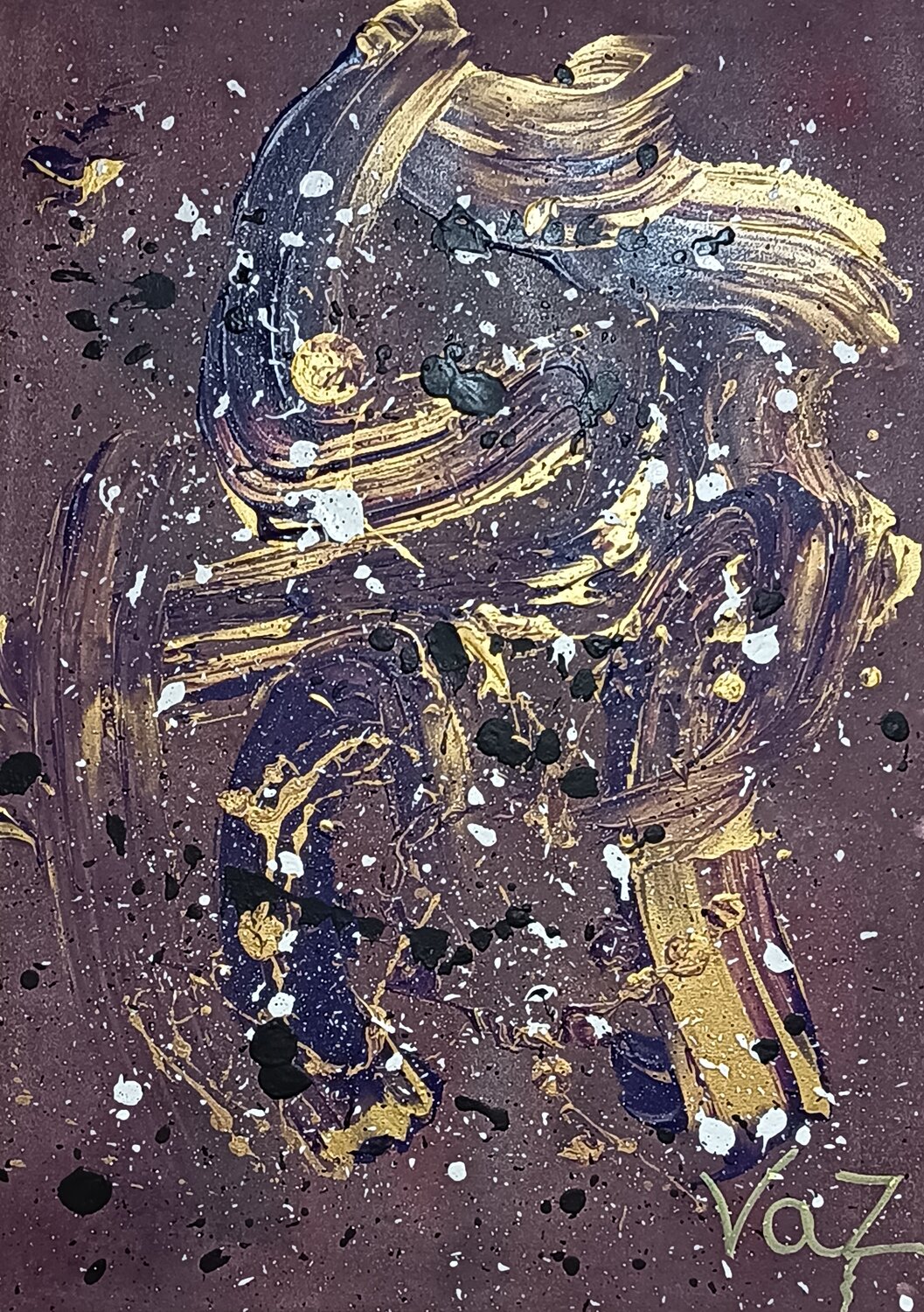 Golden Mist Adolfo Vázquez Burgos Dipinto originale in vendita
