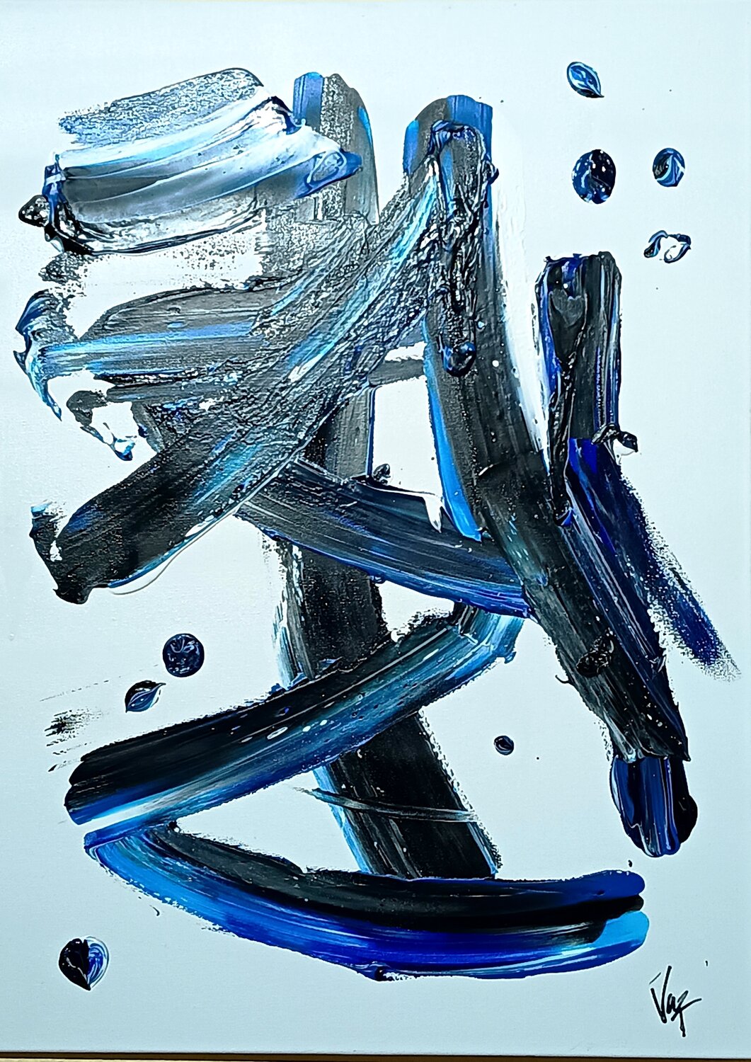 Aqua Flow Adolfo Vázquez Burgos Pintura original en venta