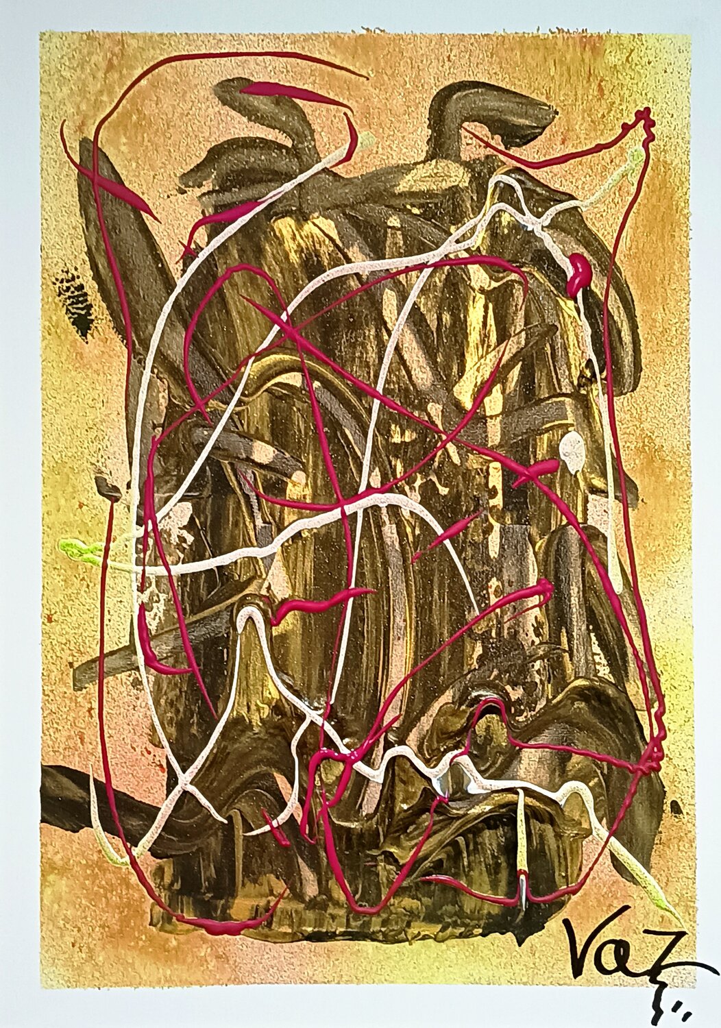 Visceral Flow Adolfo Vázquez Burgos Original painting for sale