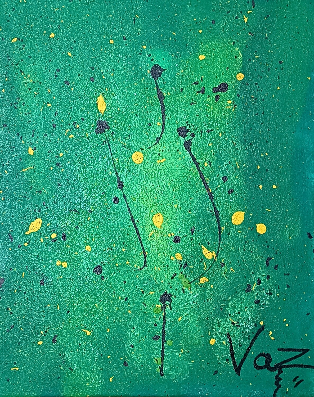 Organic Traces Adolfo Vázquez Burgos Original painting for sale