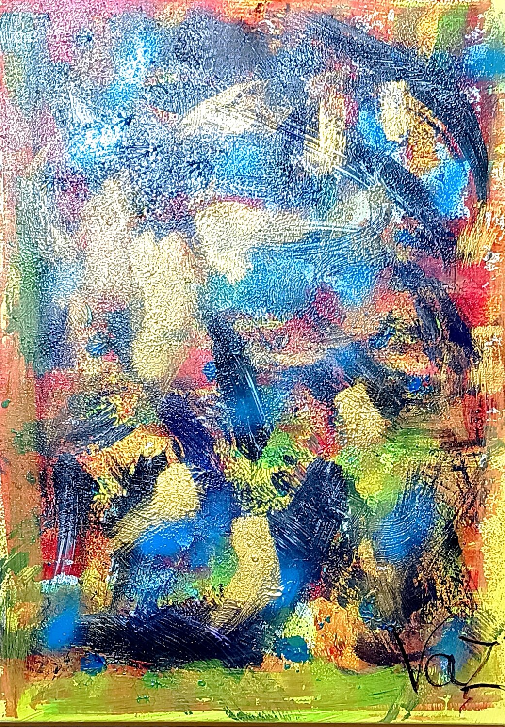 Birth of Color Adolfo Vázquez Burgos Originalgemälde zu verkaufen