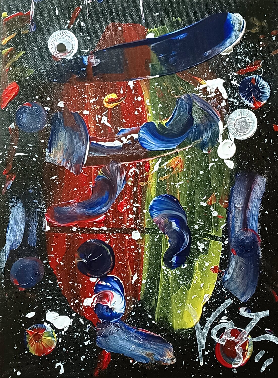 Danza Interestelar Adolfo Vázquez Burgos Pintura original en venta