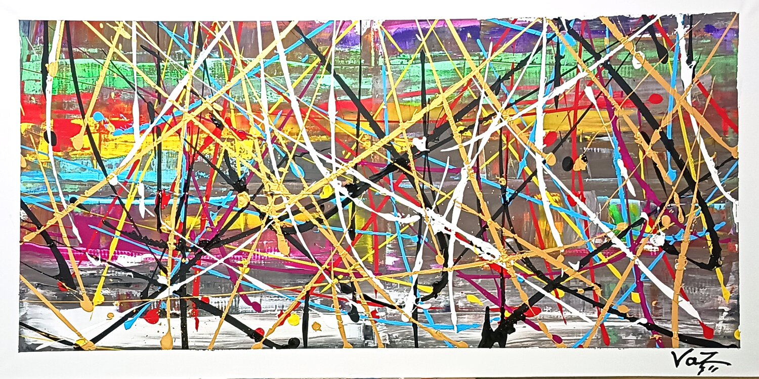 Hilos de vida Adolfo Vázquez Burgos Pintura original en venta