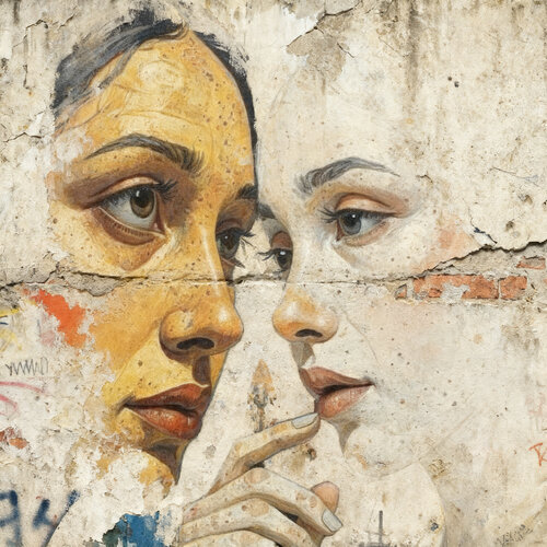 True Love: The love between two woman by Luca Capea, Print for Sale on Singulart