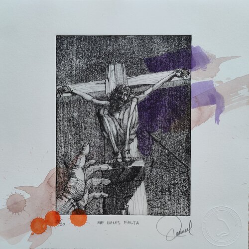 Me haces falta by Carlos Pascual, Work on Paper for Sale on Singulart