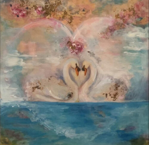svanedansen di Tóra María Erlingsdóttir, Pittura in vendita su Singulart