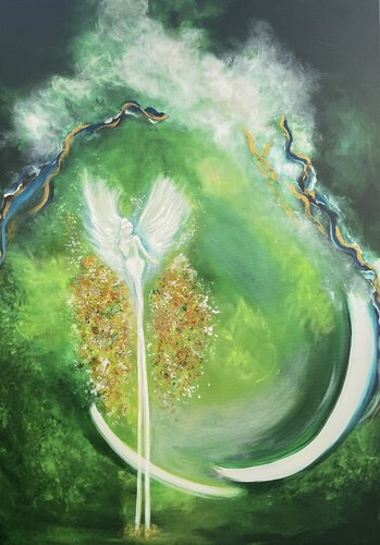phøniks kvinden de Tóra María Erlingsdóttir, Pintura a la venta en Singulart