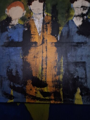 Three noble gentlemen by Gabriele Knospe, Painting for Sale on Singulart