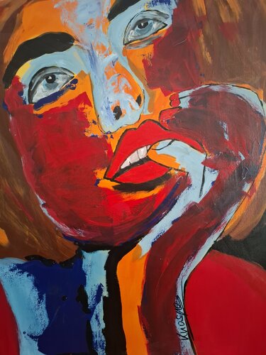 "Infatuation" (Übersetzung: Schwärmerei) van Gabriele Knospe, Schilderij te koop op Singulart