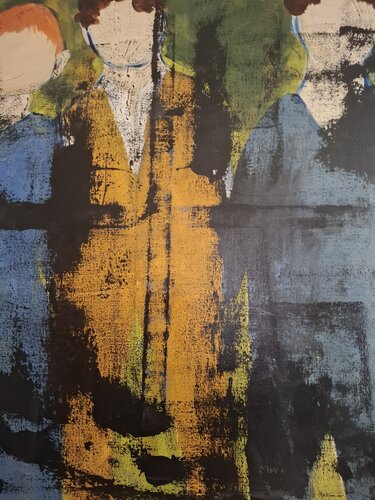 Three noble gentlemen par Gabriele Knospe, Peinture en vente sur Singulart