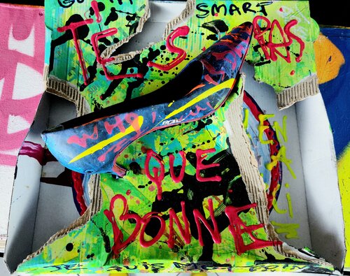 Tu n’es pas que bonne ( U Not only sexy) par Mr Bolderline, Peinture en vente sur Singulart