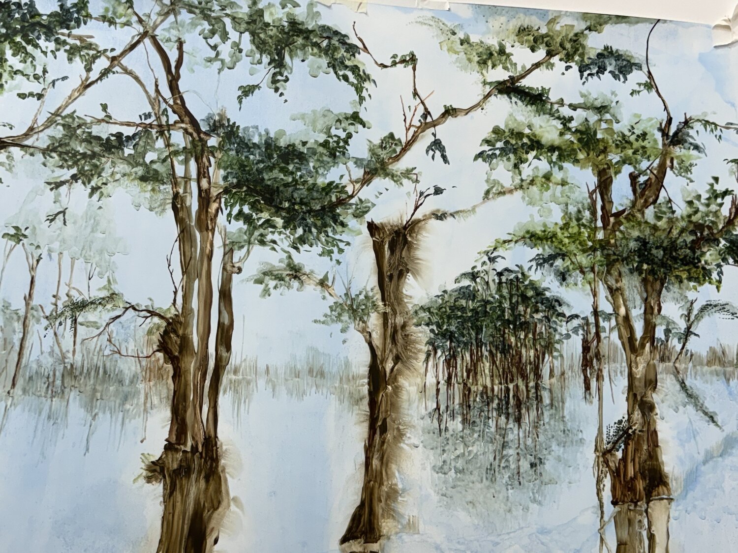 Reflections#2 Margery Thomas-Mueller Dipinto originale in vendita