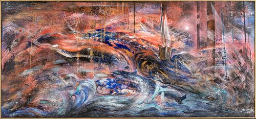 In mare aperto by Lorena Lolli, Painting for Sale on Singulart