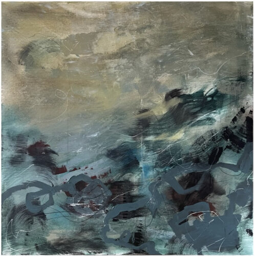 Beneath still waters III by Dace Dorothea Solvik, Painting for Sale on Singulart